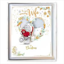 Amazing Wife Me to You Bear Handmade Boxed Christmas Card Image Preview